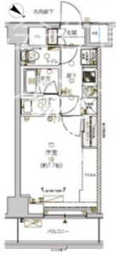 メインステージ南砂町 712 間取り図