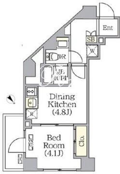 プライムガーデン赤塚 315 間取り図