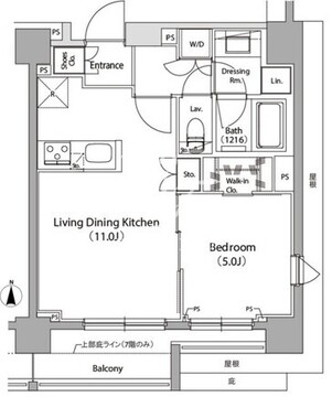 イプセ蒲田3 601 間取り図