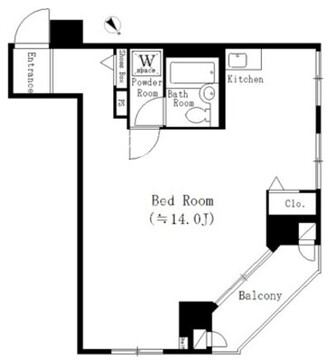 アーバネックス八丁堀 502 間取り図