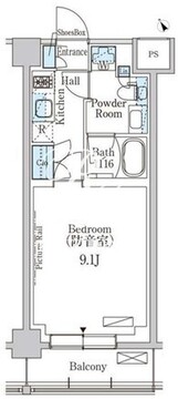 パークアクシス板橋ミューズ 307 間取り図