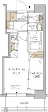 アーバネックス市谷本村町 802 間取り図