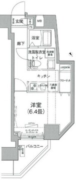 アイルプレミアム文京六義園 503 間取り図