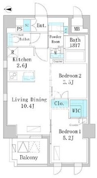 エル・セレーノ錦糸町 602 間取り図