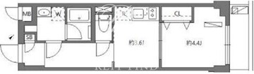 ワーフときわ台 403 間取り図