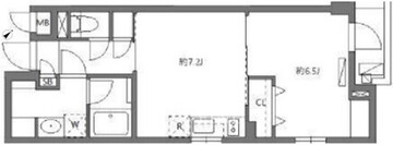 ワーフときわ台 401 間取り図