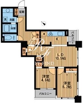 プライムアーバン新川 1003 間取り図