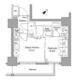 ザ・パークハビオ巣鴨 316 間取り図