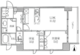 シーズンフラッツ菊川 401 間取り図