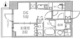 シーズンフラッツ菊川 804 間取り図