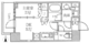 シーズンフラッツ菊川 1005 間取り図