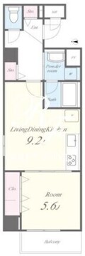 ラウレア 401 間取り図