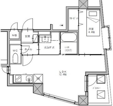 Ｔｈｅ　Ｏｒｃｈｉｄ　Ｍａｎｏｒ２ 205 間取り図