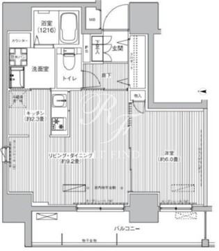 レジェンダリーガーデン赤羽ウエストビュー 1401 間取り図