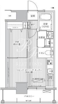 レジェンダリーガーデン赤羽ウエストビュー 403 間取り図