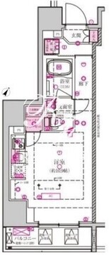 ベルシード西巣鴨 701 間取り図