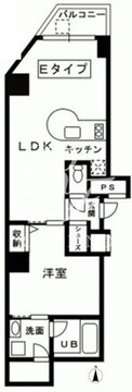 レジディア中野 202 間取り図