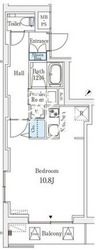 ロイジェント銀座 802 間取り図