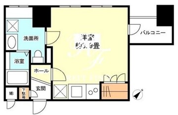 グランカーサ新宿御苑 1101 間取り図