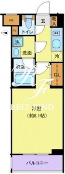 クレヴィスタ北赤羽 504 間取り図