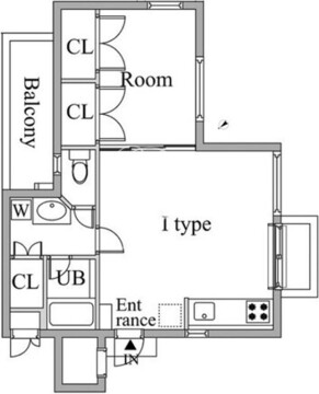 レジディア目黒2 309 間取り図