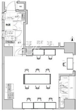 パークリュクス銀座mono 606 間取り図