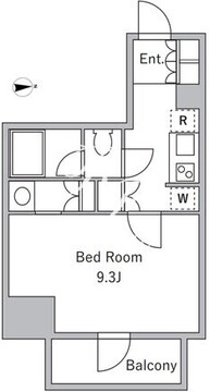 ラサンテ麹町 503 間取り図