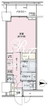 アンビエンテ駒込 803 間取り図