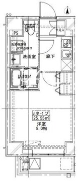 THE MARK COURT 2 1001 間取り図