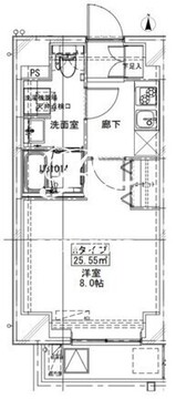 THE MARK COURT 2 1101 間取り図