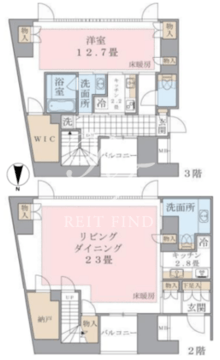 ブリリアイスト東雲キャナルコート 344 間取り図