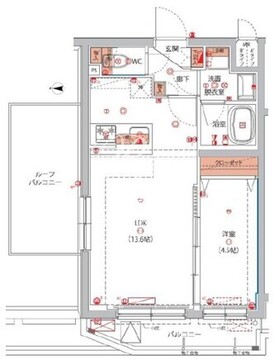 東京八広THE SKYレジデンス 506 間取り図