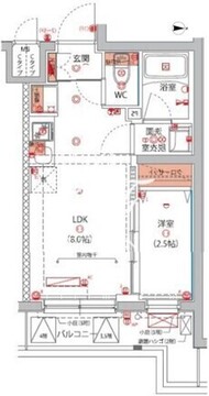 東京八広THE SKYレジデンス 205 間取り図