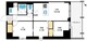 東京マンション 1104 間取り図