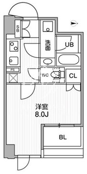東神田テラスレジデンス 1107 間取り図