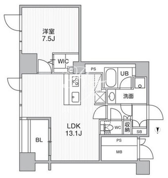 東神田テラスレジデンス 1109 間取り図