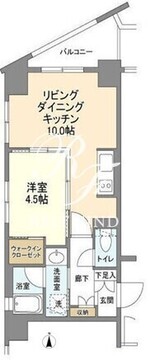 コスモリード原宿 302 間取り図