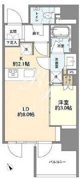 ルジェンテ武蔵小山アベニュー 603 間取り図