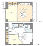HF目黒行人坂レジデンス 106 間取り図