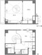 フロンティアテラス目黒 106 間取り図