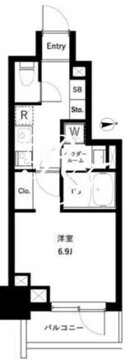 アーバンパーク高井戸 602 間取り図