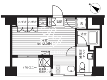 ティー東麻布 402 間取り図