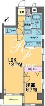 カスタリア入谷 702 間取り図