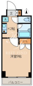 フォレシティ秋葉原 405 間取り図