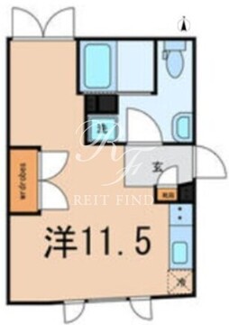 アレーロ三軒茶屋 402 間取り図