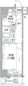 アイルプレミアム文京六義園 301 間取り図