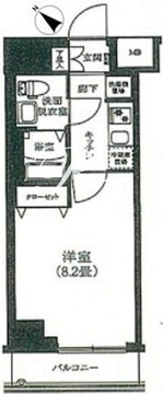 アイルプレミアム東京押上ノース 202 間取り図