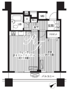 LOOP-M 304 間取り図