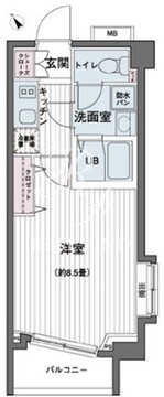 エコロジー都立大学レジデンス 512 間取り図