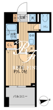 クリオ戸越銀座壱番館 1302 間取り図